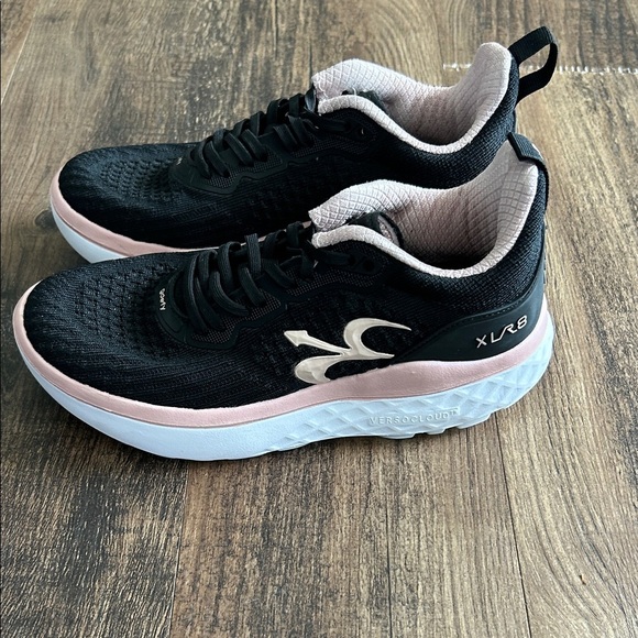 XLR8 Women's Black and Pink Sneakers - Picture 3 of 12